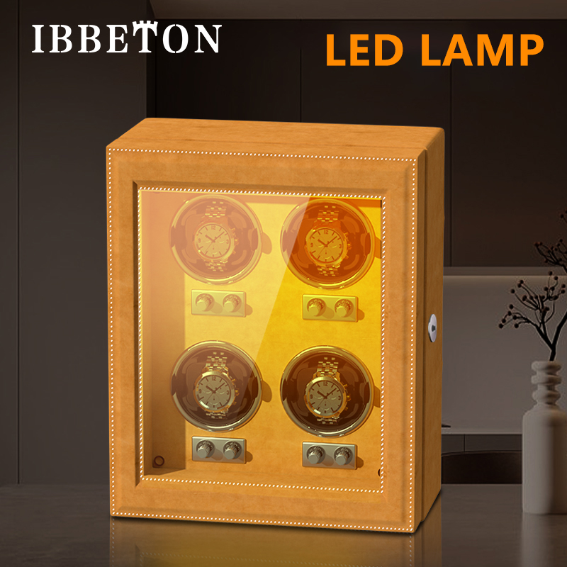 고급 pu 워치에는 하이엔드 2, 4, 6 슬롯 자동  - Watch Winder 4 Watches Automatic Silent 리뷰 및 가격