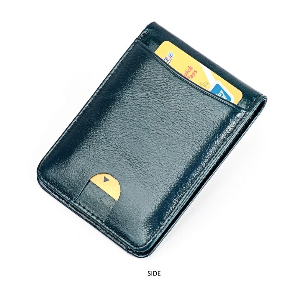 미니멀리스트 남성 가죽 슬림 지갑 6 카드 슬롯 소가죽 - Money Clip Minimalist Rfid Blocking 리뷰 및 가격