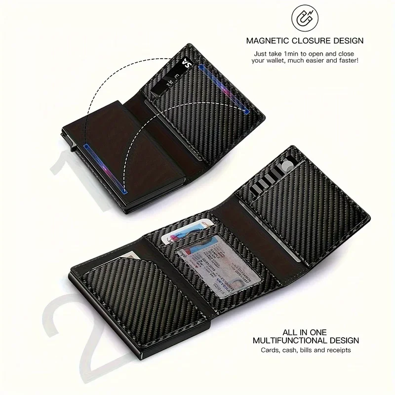 노름코어 남성용 탄소 섬유 미니멀 지갑, RFID 차단 - Money Clip Minimalist Rfid Blocking 리뷰 및 가격