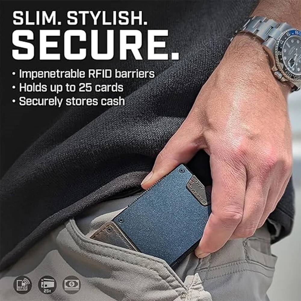 OUIO 남성용 RFID 차단 미니멀리스트 가죽 지갑  - Money Clip Minimalist Rfid Blocking 리뷰 및 가격