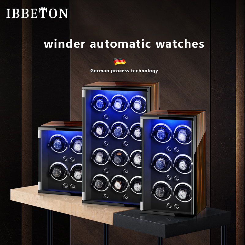 IBBETON 기계식 자동 와인딩 시계 보관함, 가정용 - Watch Winder 4 Watches Automatic Silent 리뷰 및 가격