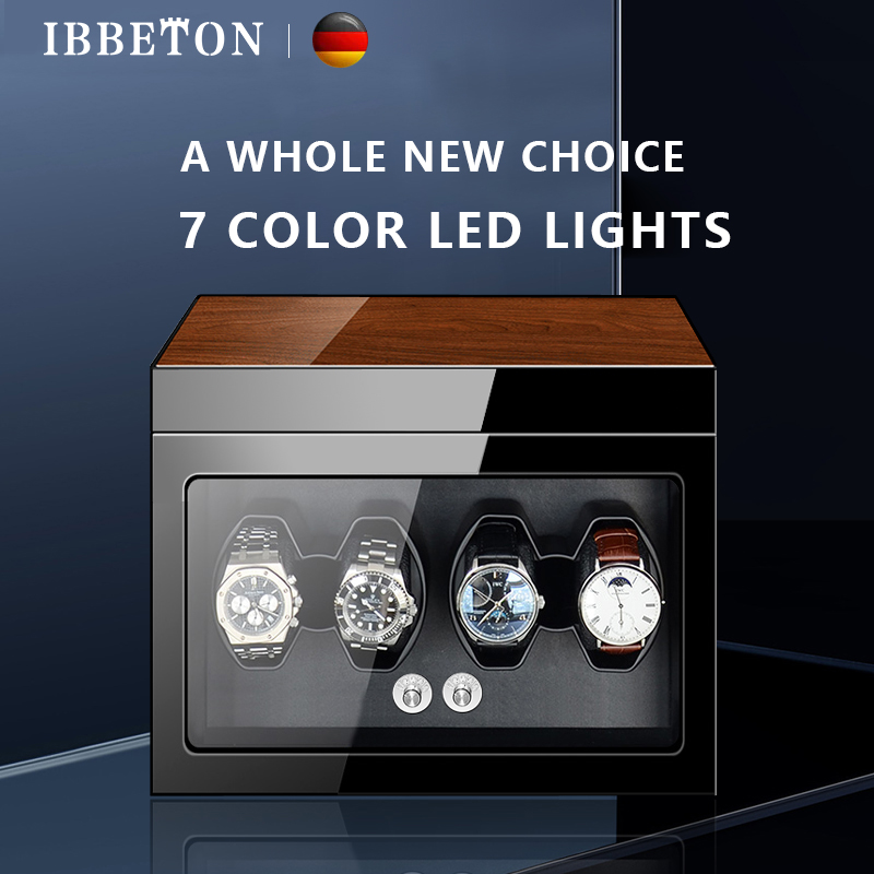 IBBETON 기계식 자동 와인딩 시계 보관함, 가정용 - Watch Winder 4 Watches Automatic Silent 리뷰 및 가격