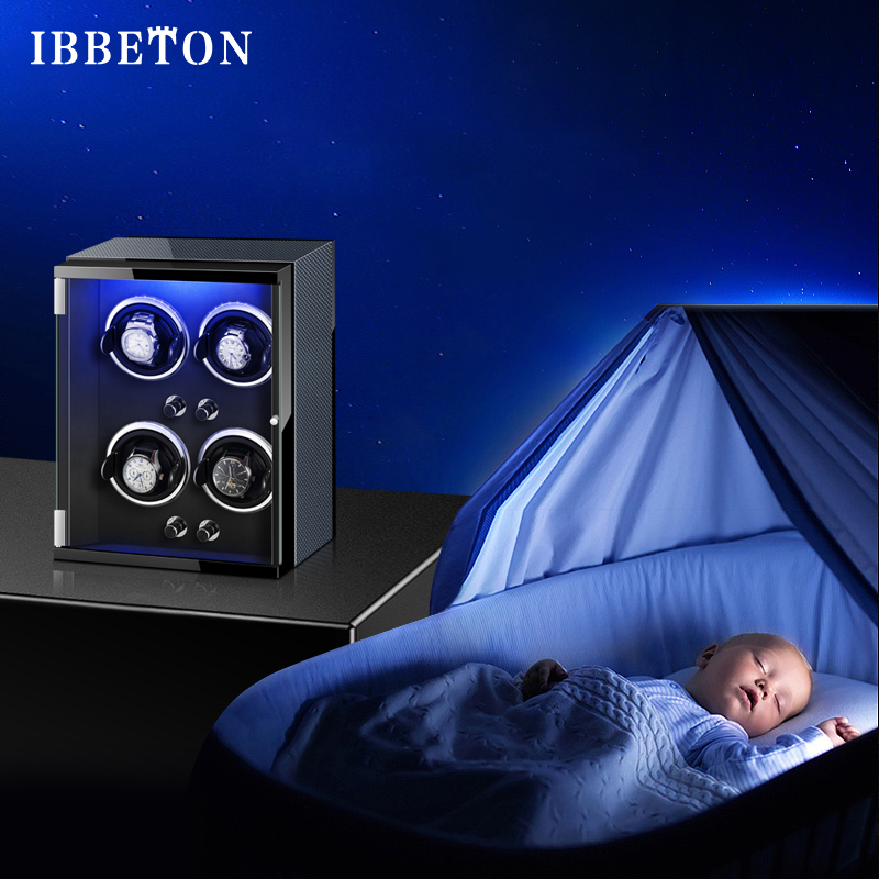 IBBETON 기계식 자동 와인딩 시계 보관함, 가정용 - Watch Winder 4 Watches Automatic Silent 리뷰 및 가격