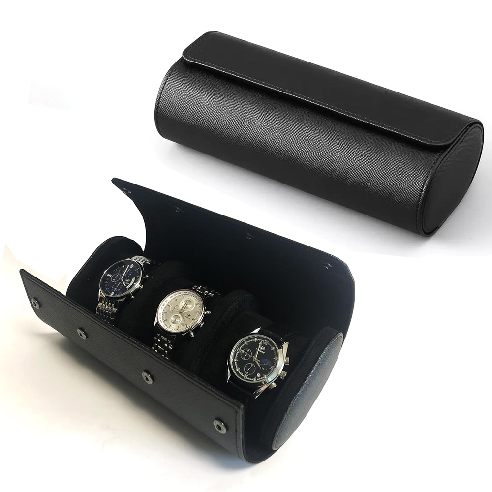 가죽 시계 보관 롤, 1, 2, 3개의 칸이 있는 PU - Watch Travel Roll Case 3 Slots Leather 리뷰 및 가격