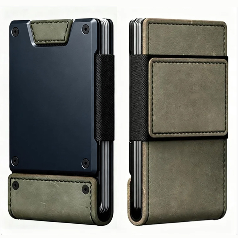 RFID 차단 기능 금속 신용카드 홀더 크레이지 호스  - Money Clip Minimalist Rfid Blocking 리뷰 및 가격