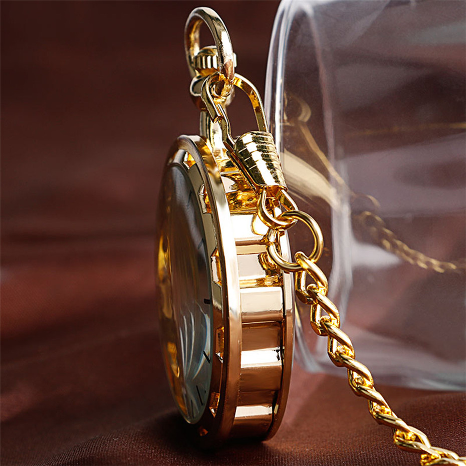 투명한 오픈 페이스 속이 비치는 스켈레톤 기계식 포켓  - Pocket Watch Mechanical Skeleton Vintage 리뷰 및 가격