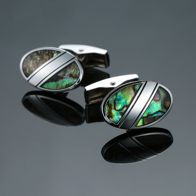 참신한 럭셔리 고품질 스테인레스 스틸 섬유 레드 우드  - Cufflinks Men Stainless Steel Luxury 리뷰 및 가격